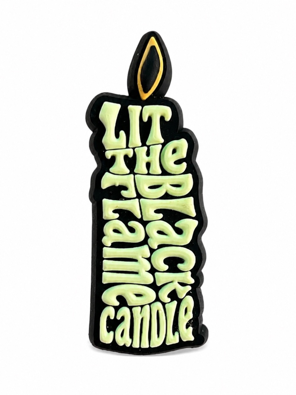 Crocs Jibbitz Disney Hocus Pocus Black Flame Candle Jibbitz Shoe Charm